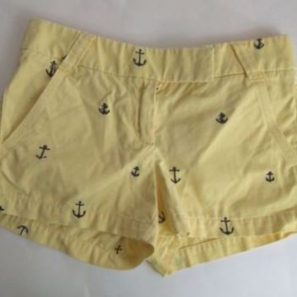 J.Crew Yellow City Fit Chino Shorts Anchor 0 - Picture 5 of 8